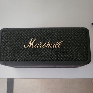 Marshall/Emberton portable Bluetooth speaker black and brass